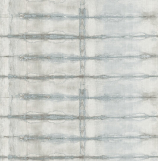 Modulus Denim Geometric Stripe Wallpaper
