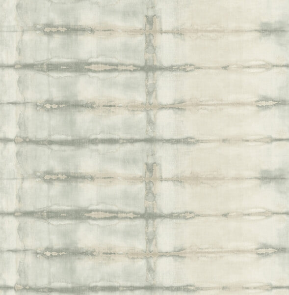 Modulus Seafoam Geometric Stripe Wallpaper