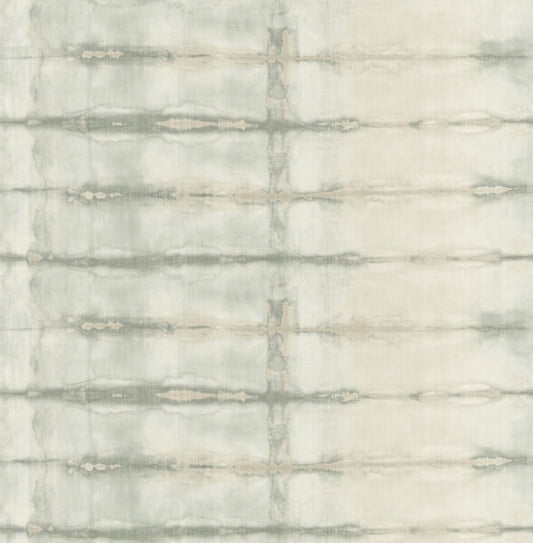 Modulus Seafoam Geometric Stripe Wallpaper