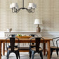 Modulus Beige Geometric Stripe Wallpaper