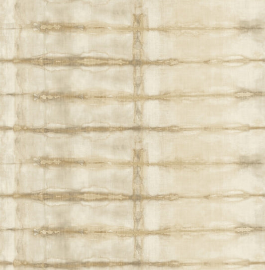 Modulus Wheat Geometric Stripe Wallpaper