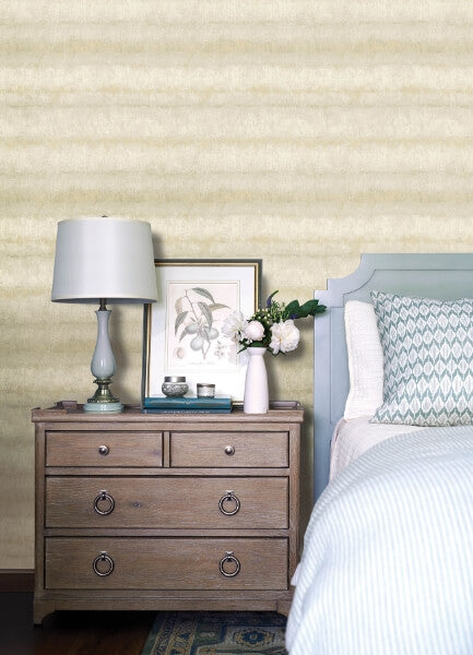 Morningtide Neutral Textured Stripe Wallpaper