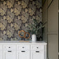 Alocasia Neutral Tropical Foliage Wallpaper