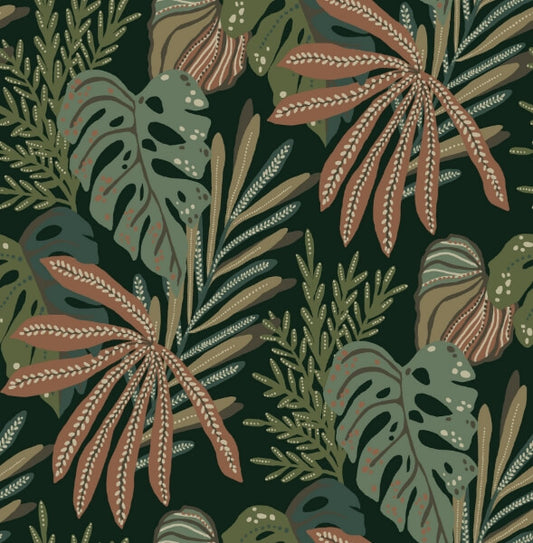 Alocasia Multicolor Tropical Foliage Wallpaper