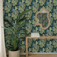 Alocasia Green Tropical Foliage Wallpaper