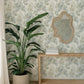Serenade Aqua Ferns Wallpaper