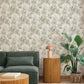 Serenade Grey Ferns Wallpaper
