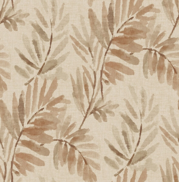 Serenade Blush Ferns Wallpaper