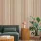 Elan Blush Ombre Stripe Wallpaper