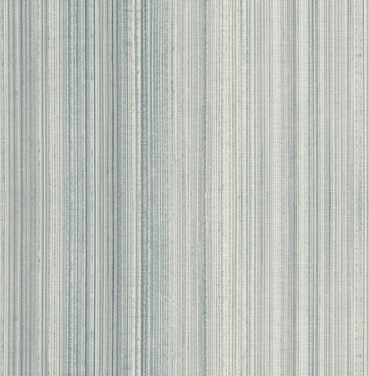 Elan Blue Ombre Stripe Wallpaper