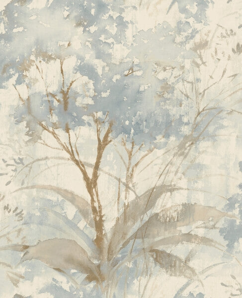 Mistwood Blue Forest Wallpaper