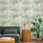 Mistwood Blue Forest Wallpaper