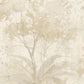 Mistwood Beige Forest Wallpaper