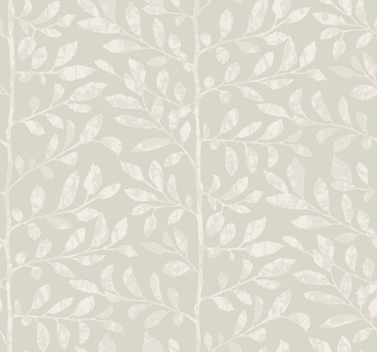 Sagecrest Light Grey Sapling Wallpaper