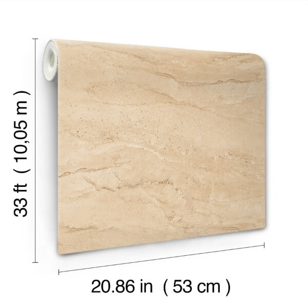 Morgana Light Brown Stone Wallpaper