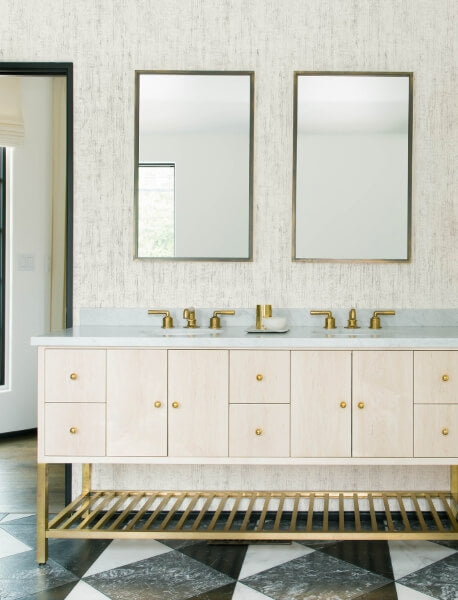 Ramona White Distressed Texture Wallpaper