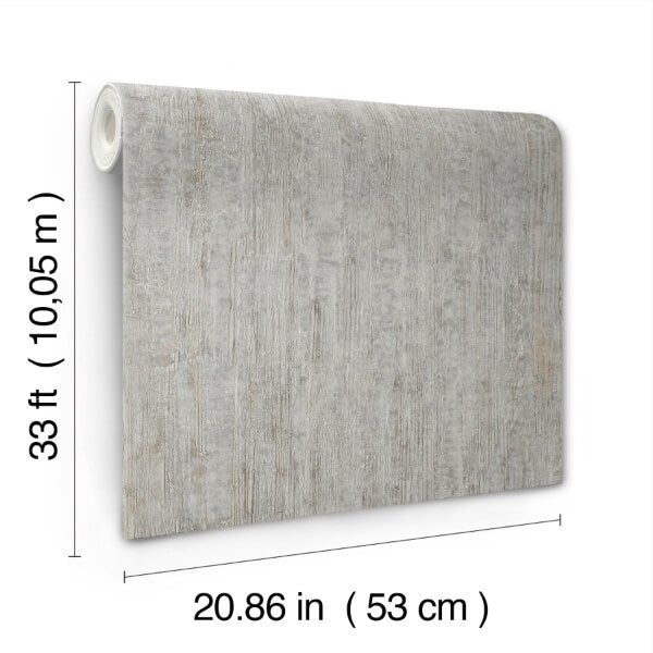 Ramona Grey Distressed Texture Wallpaper