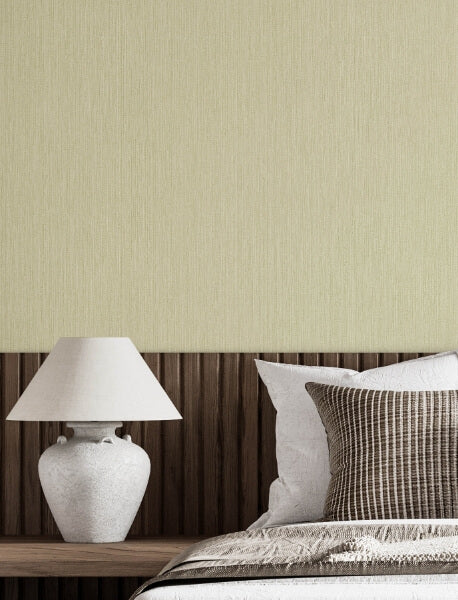 Elijah Light Green Texture Wallpaper