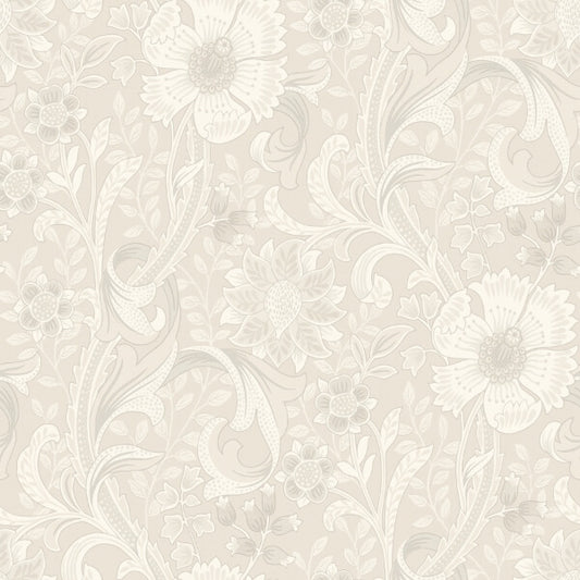 Liora Neutral Floral Trail Wallpaper