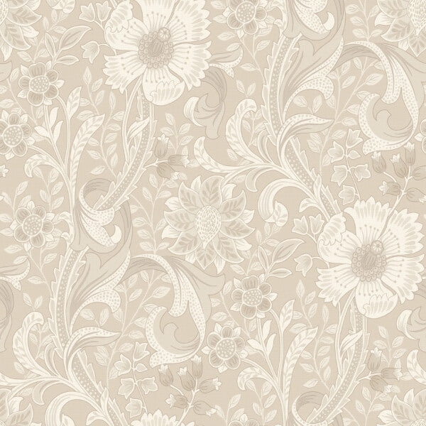 Liora Beige Floral Trail Wallpaper