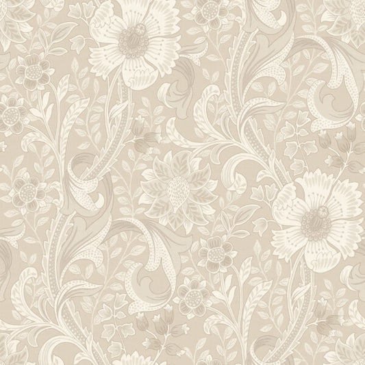 Liora Beige Floral Trail Wallpaper