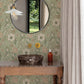 Liora Green Floral Trail Wallpaper
