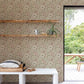 Liora Taupe Floral Trail Wallpaper