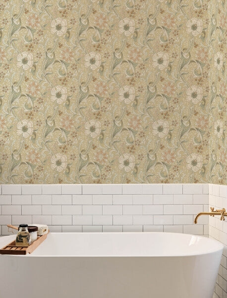 Liora Butter Floral Trail Wallpaper
