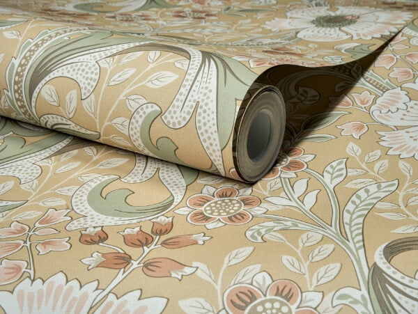 Liora Butter Floral Trail Wallpaper