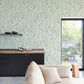 Laverne Aquamarine Wildflowers Wallpaper