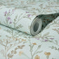 Laverne Aquamarine Wildflowers Wallpaper