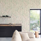 Laverne Blush Wildflowers Wallpaper
