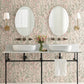 Laverne Blush Wildflowers Wallpaper