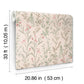 Laverne Blush Wildflowers Wallpaper