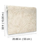 Sonny Beige Fronds Wallpaper