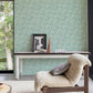 Sonny Light Blue Fronds Wallpaper