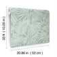 Sonny Light Blue Fronds Wallpaper