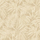 Sonny Light Brown Fronds Wallpaper