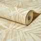 Sonny Light Brown Fronds Wallpaper