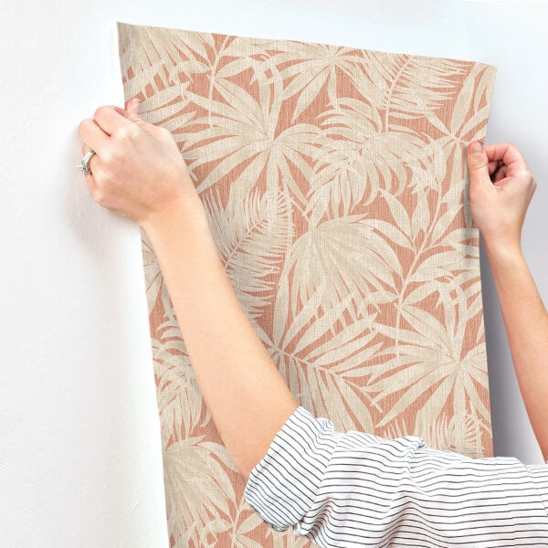 Sonny Rust Fronds Wallpaper