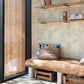 Cassandra Taupe Block Geometric Wallpaper