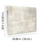 Cassandra Taupe Block Geometric Wallpaper
