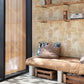 Cassandra Rust Block Geometric Wallpaper