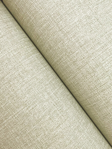 Sonia Light Green Faux Linen Wallpaper