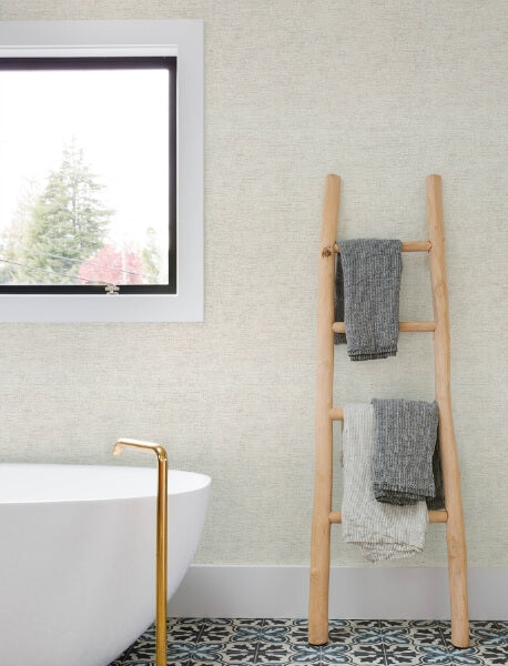 Tansy Light Grey Distressed Wallpaper