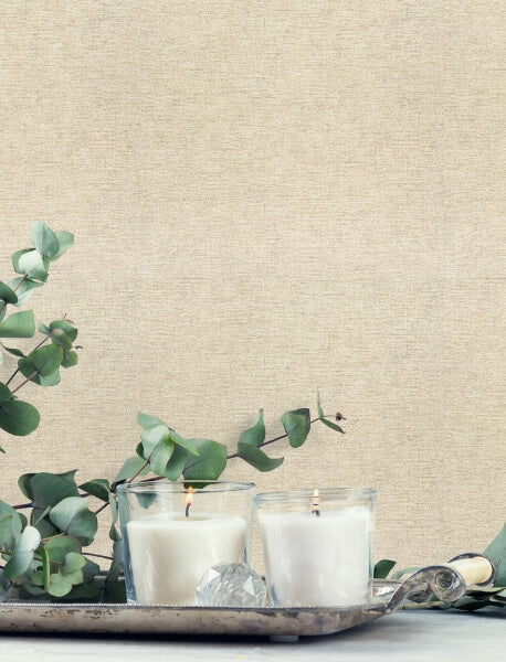 Tansy Neutral Distressed Wallpaper