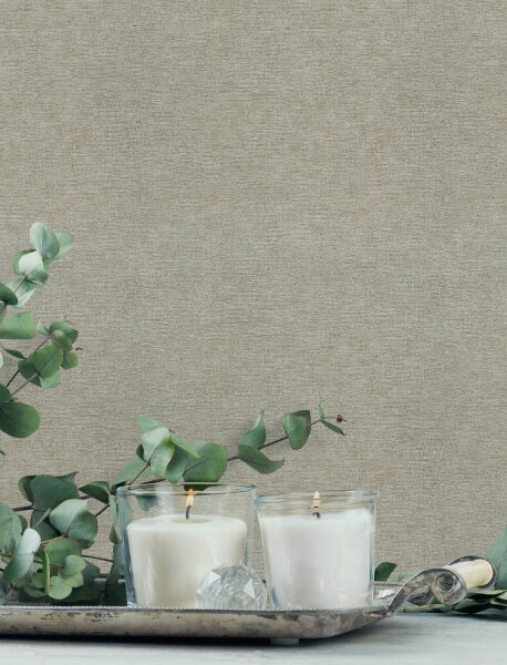 Tansy Dark Grey Distressed Wallpaper