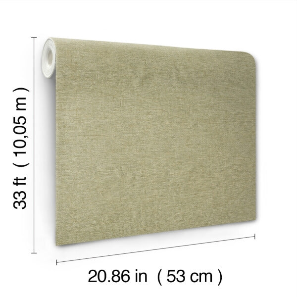 Tansy Green Distressed Wallpaper