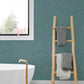 Tansy Teal Distressed Wallpaper