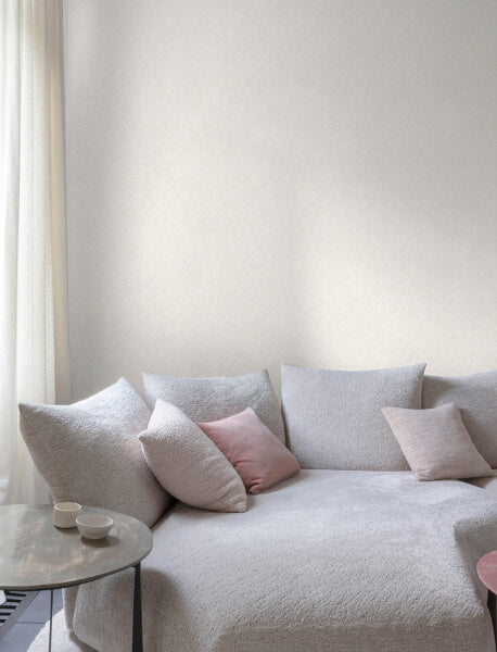 Hollis Beige Textured Diamond Wallpaper